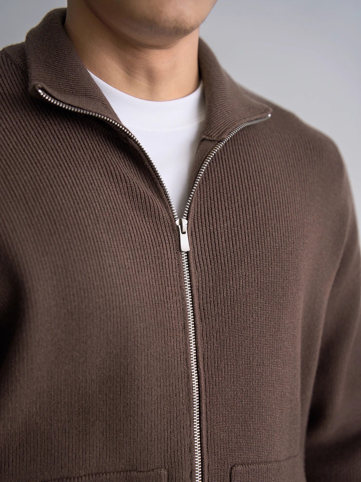 Strick Jacke Old Money