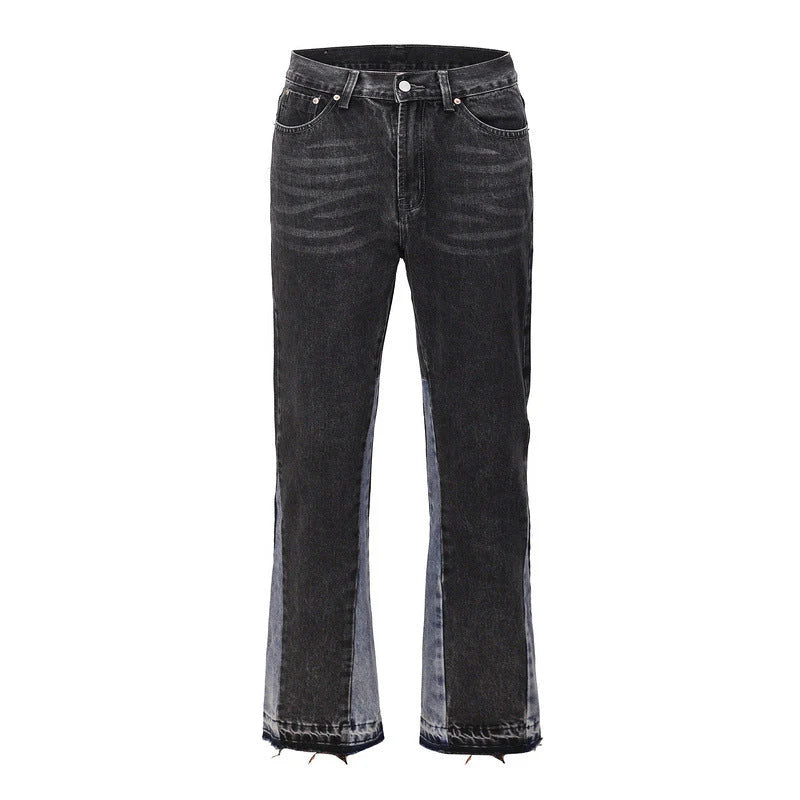 WASHED FLARED JEANS
