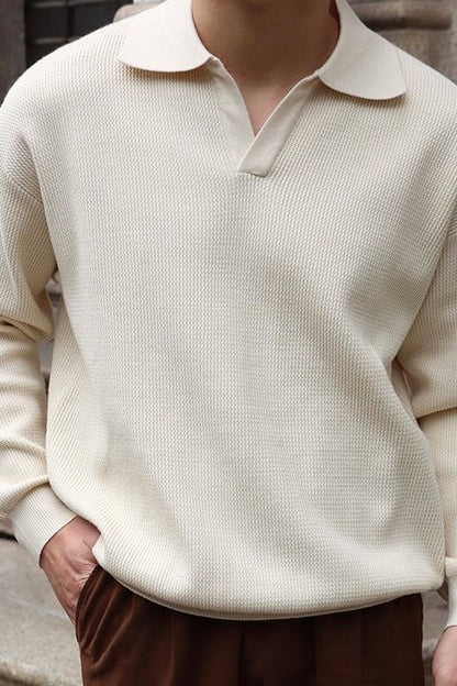 Super Classy Polo Sweater