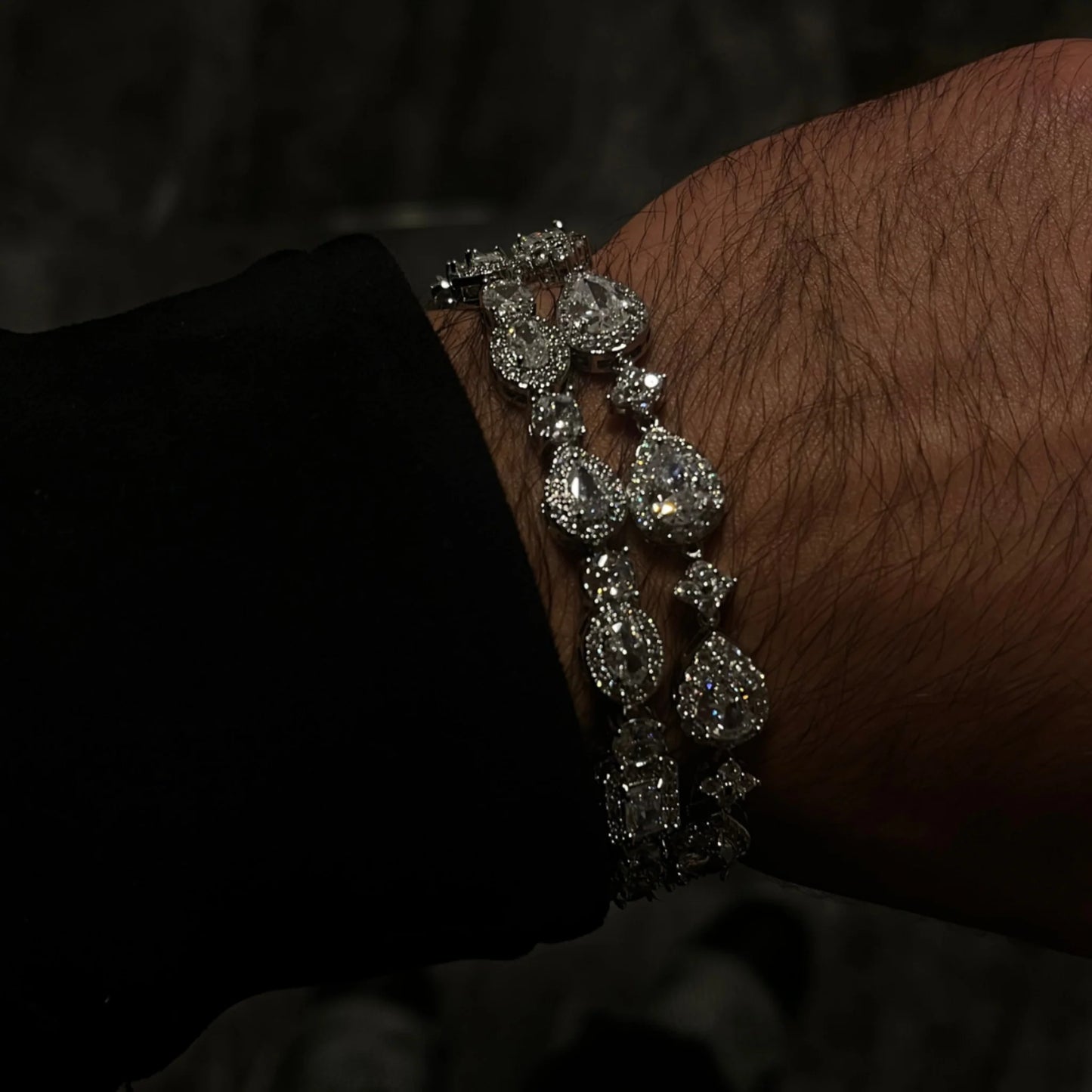 ICED OUT DROP BRACELET
