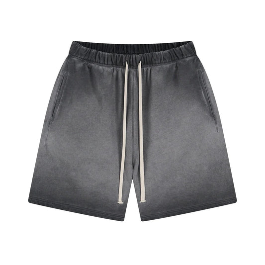 GRAY WASHED SHORTS